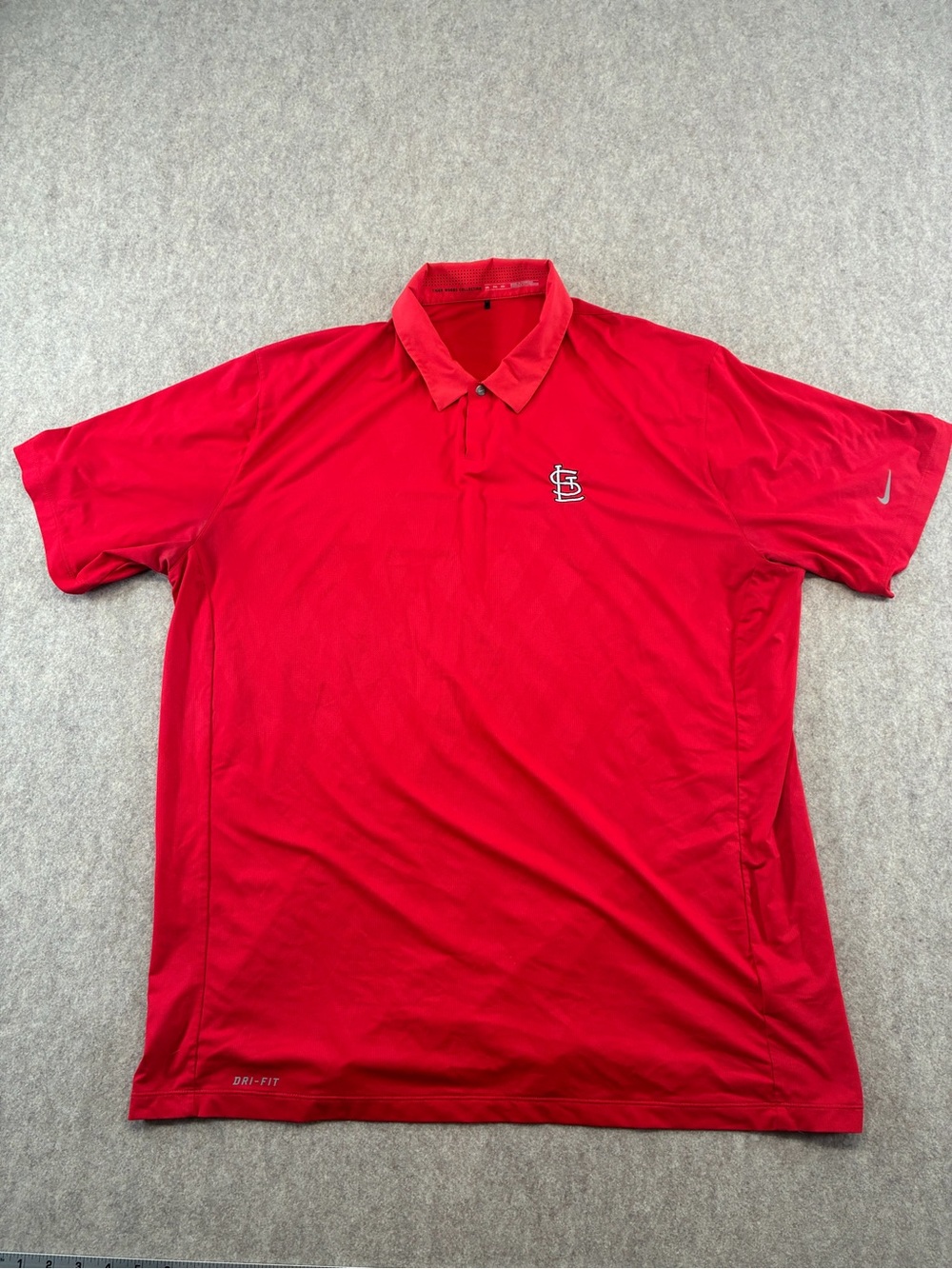 Nike Dri-FIT Tiger Woods Collection Red Polo Shirt Men’s XXL Golf Logo